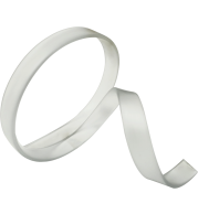 PVC STRIP 13MM: Wide White PVC Flat Strip, 13mm Thickness, Highly Flexible for Durable Textile Edging and Signage Frame Applications, 100m Roll, Protective Packaging